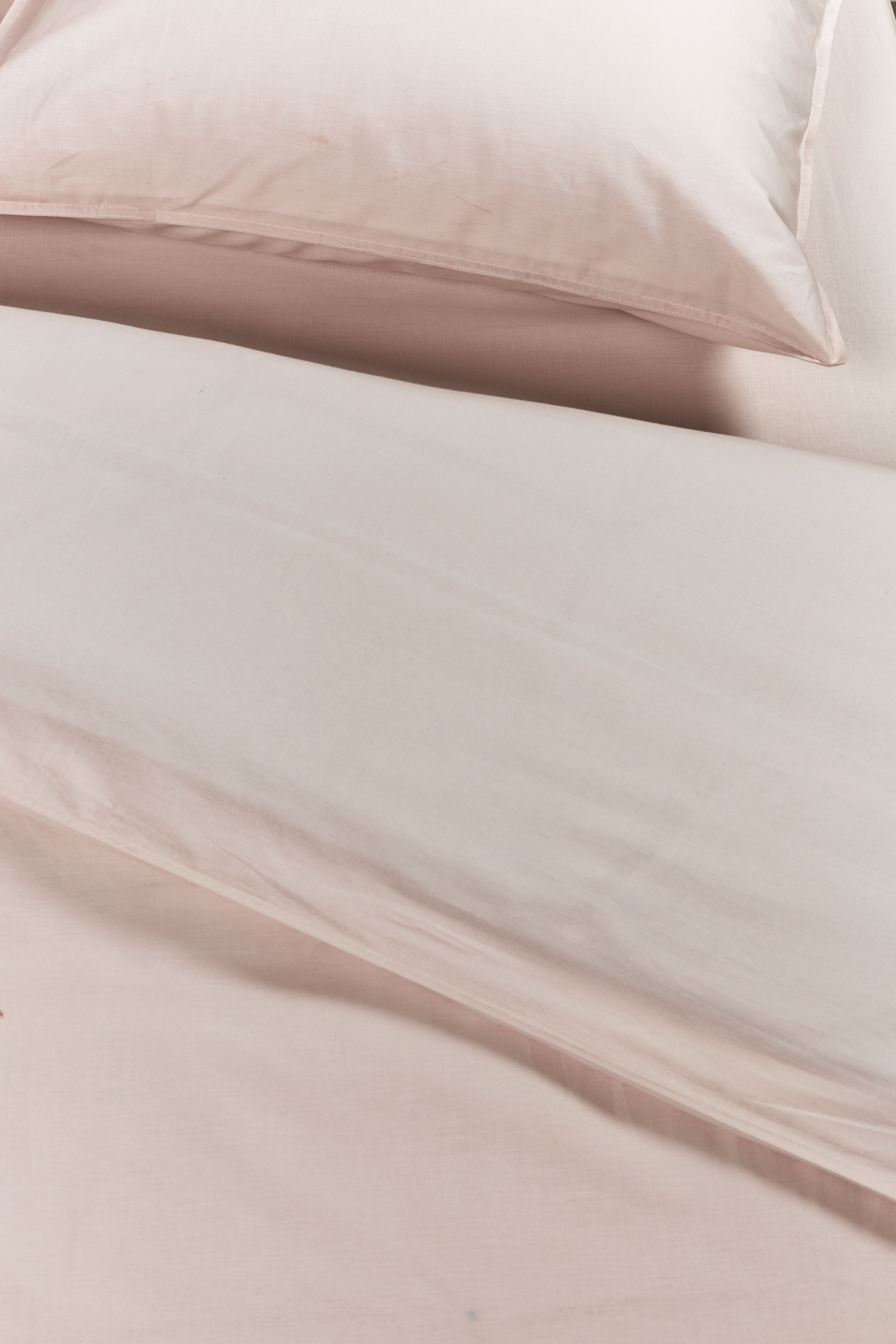 Ambiante Kussenslopen Katoen Cotton Uni Licht roze (2 stuks)