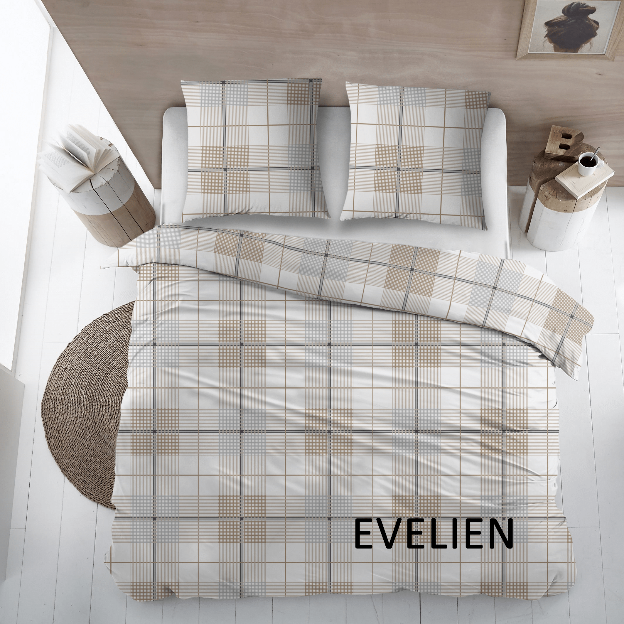 Sleepnight Dekbedovertrek Flanel Evelien