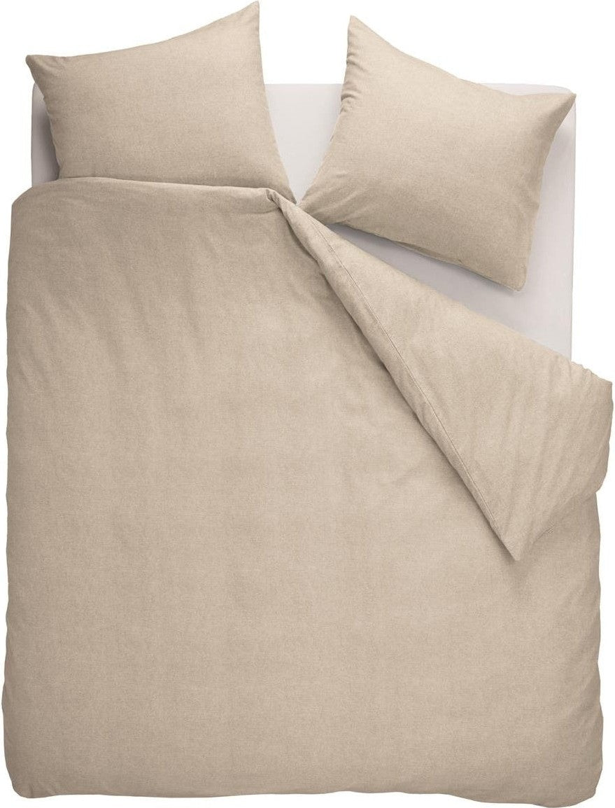 Beddinghouse Dekbedovertrek Flanel Frost Light Sand