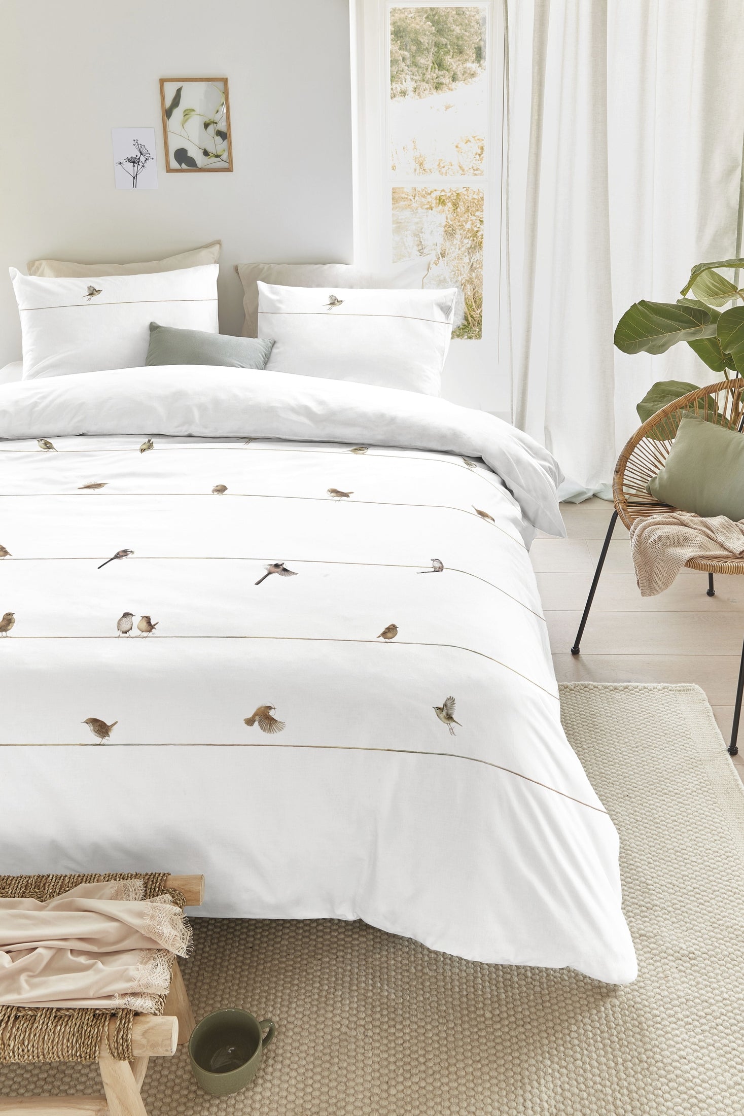 Marjolein Bastin Dekbedovertrek Katoen Gathering Naturel
