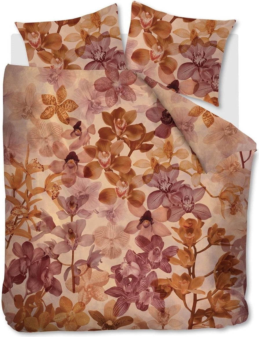 Beddinghouse Dekbedovertrek Satijn Orchid Terra