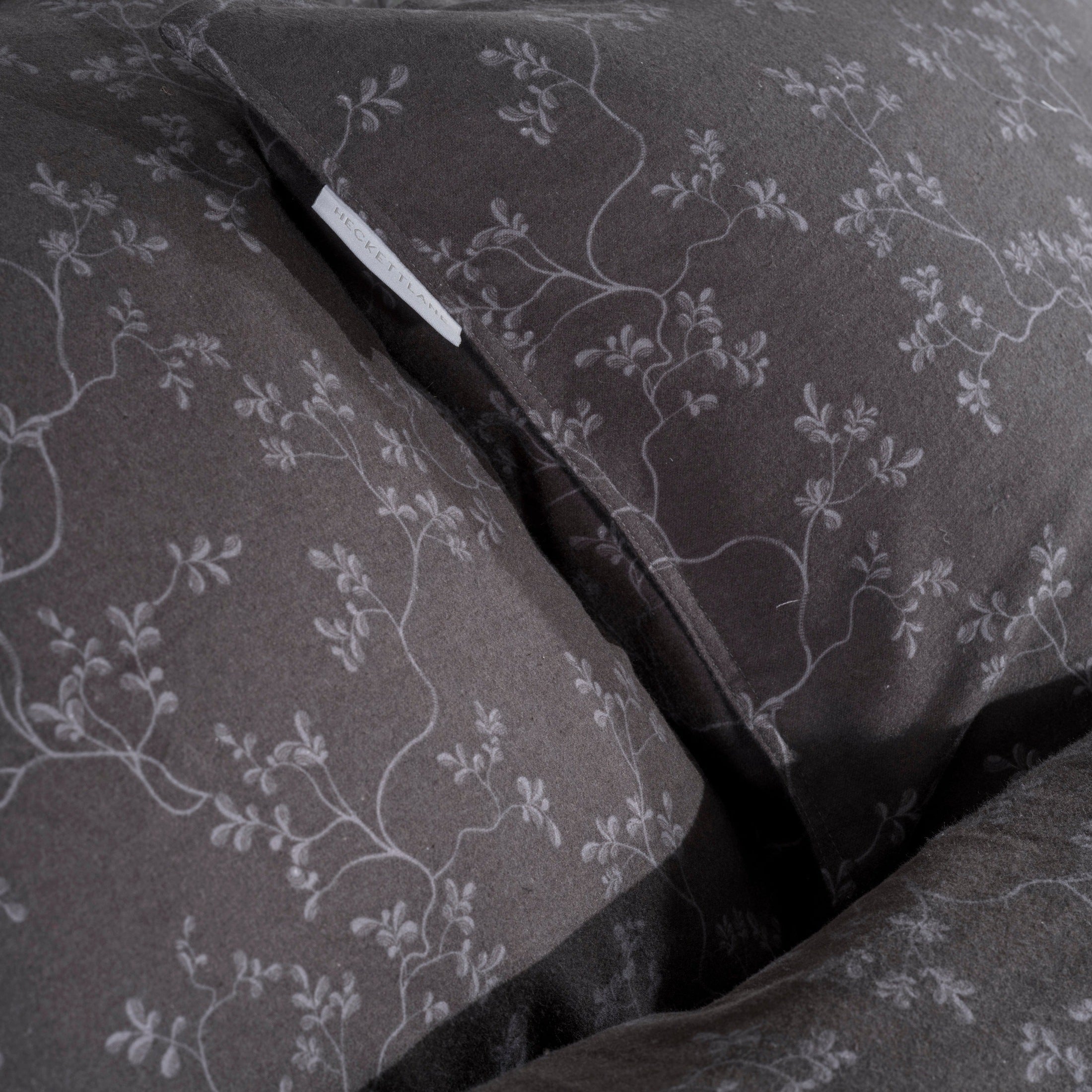 Housse de couette Heckettlane Flanelle Alloro Anthracite