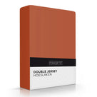 Romanette hoeslaken double jersey terracotta