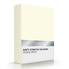 Romanette hoeslaken velours ivoor #kleur_ivoor