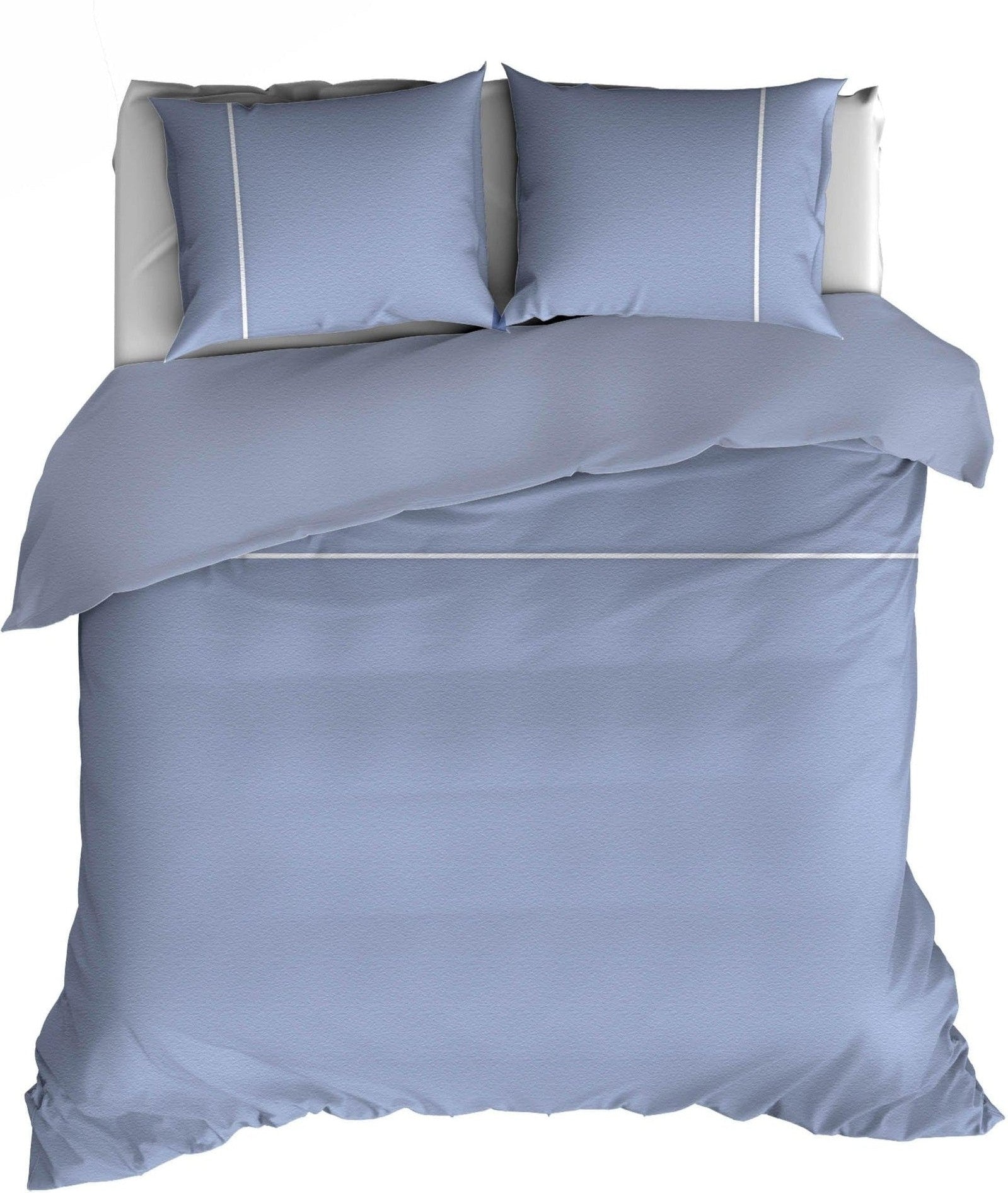 Dekbedovertrek Flanel Duchesse Blauw - Bedtextielonline.be