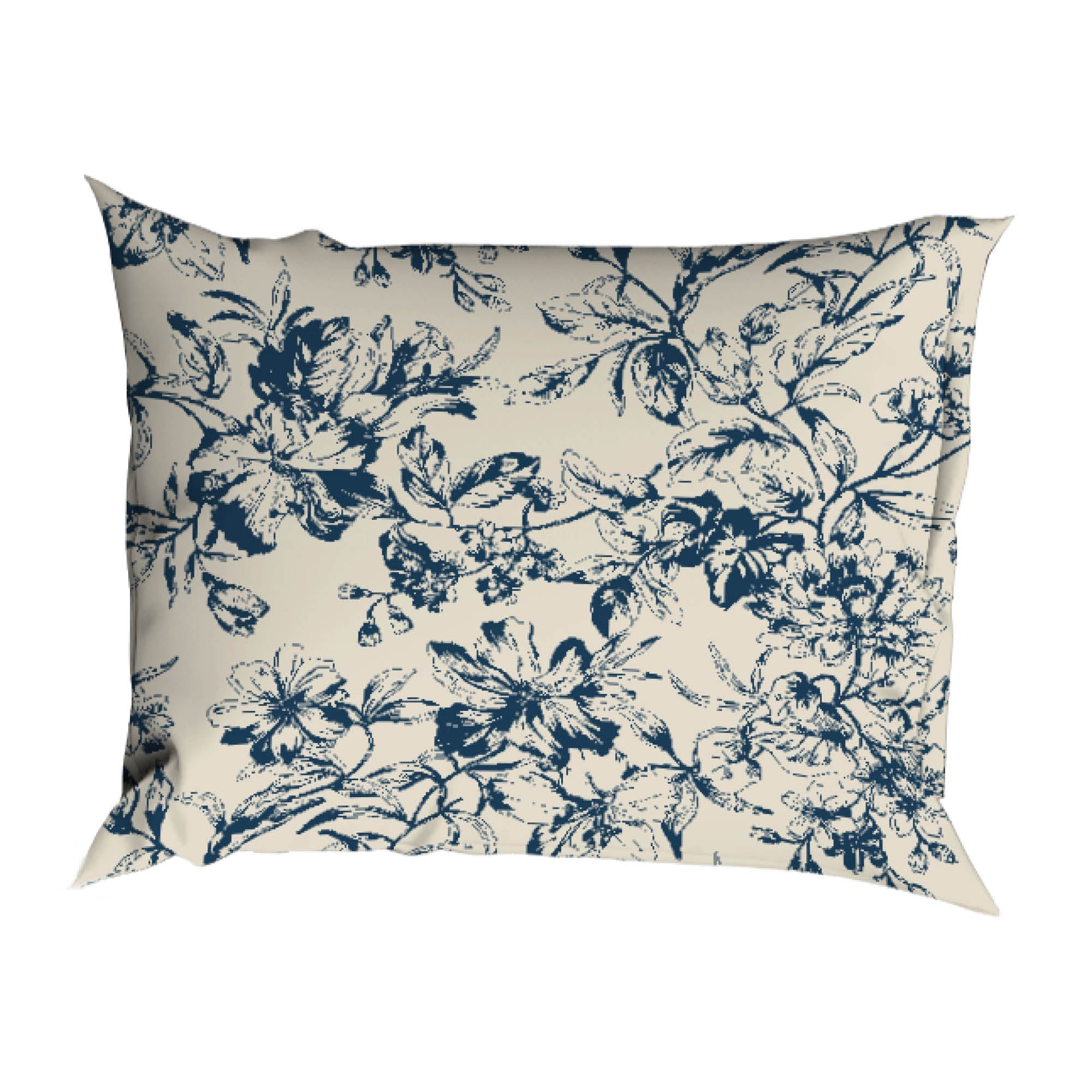 Satin d'Or Dekbedovertrek Satijn Guirlande Blauw