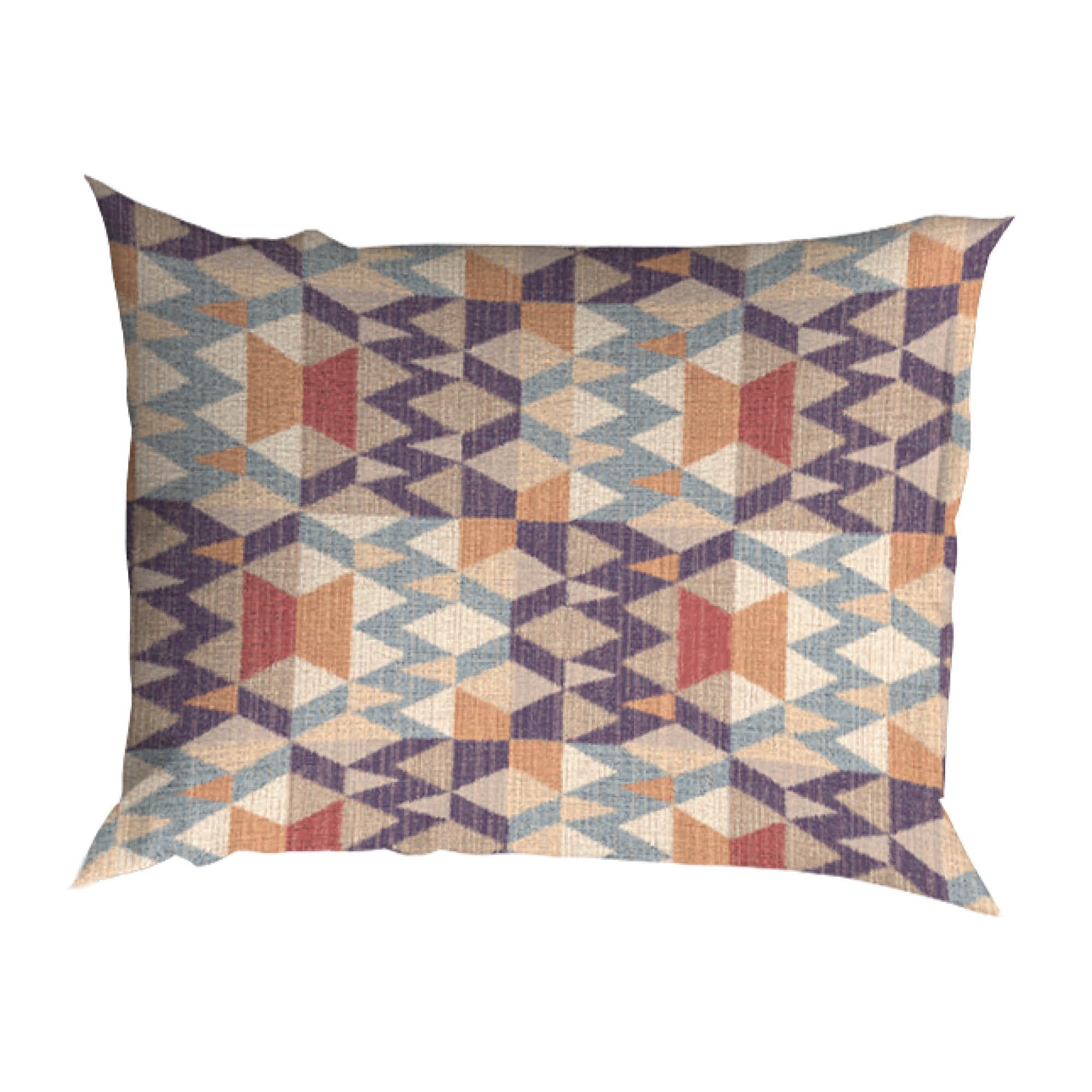 Romanette Dekbedovertrek Flanel Nevada Blauw/Terra