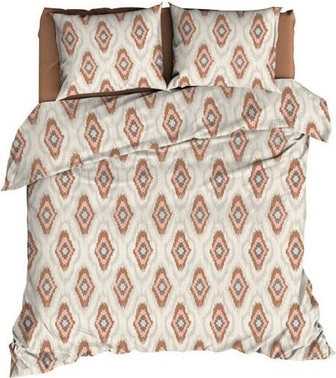 Romanette Dekbedovertrek Katoen Ottoman Terra