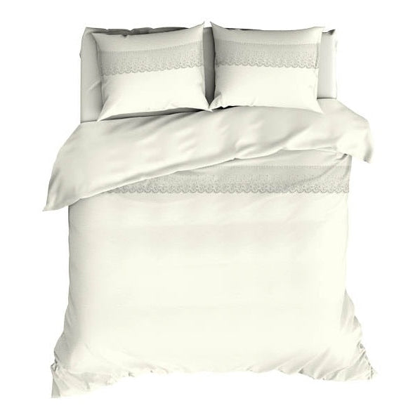 Housse de couette Coton Vienne Ivoire