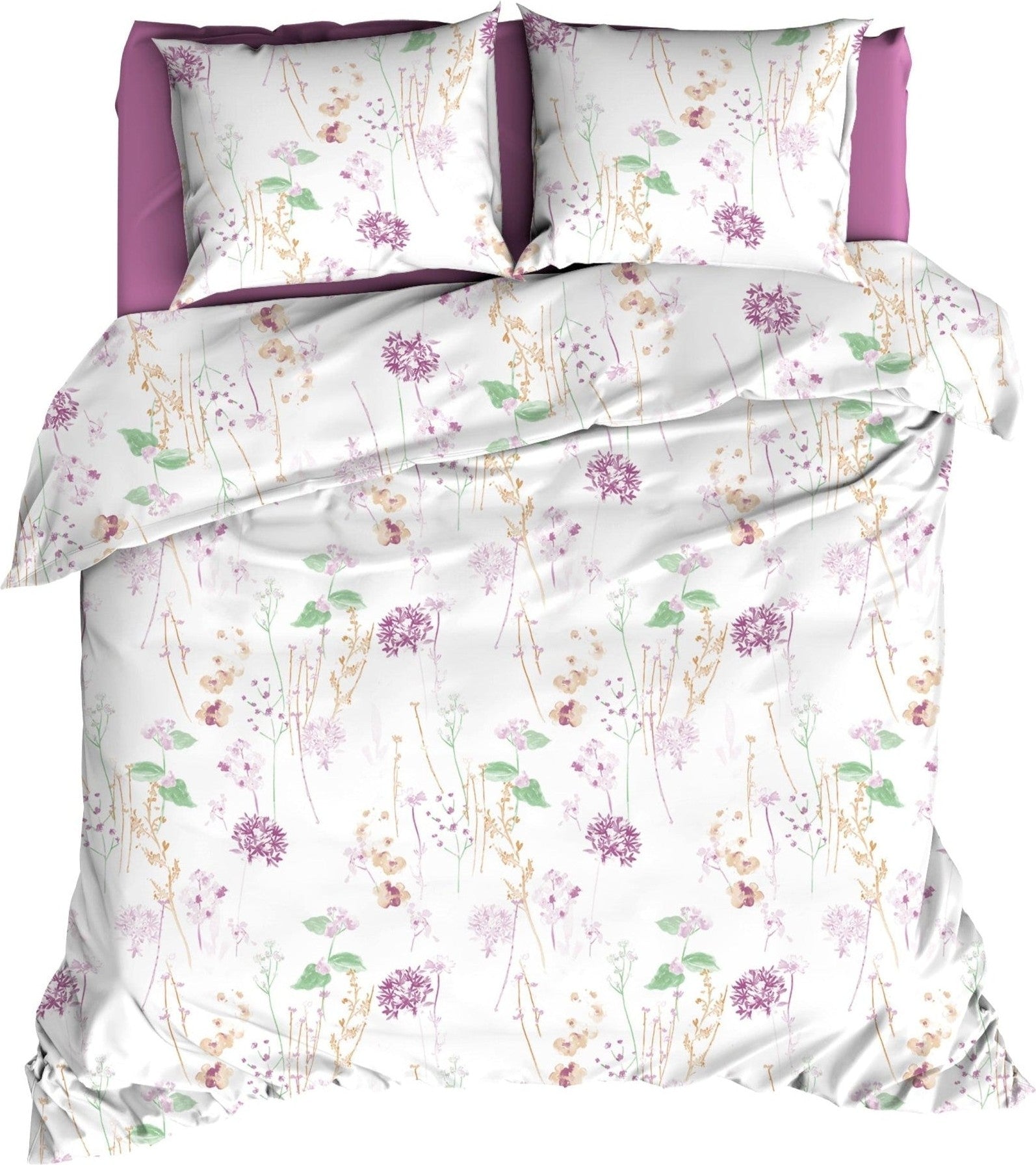 Romanette Dekbedovertrek Katoen Jardin Rose - Bedtextielonline.be