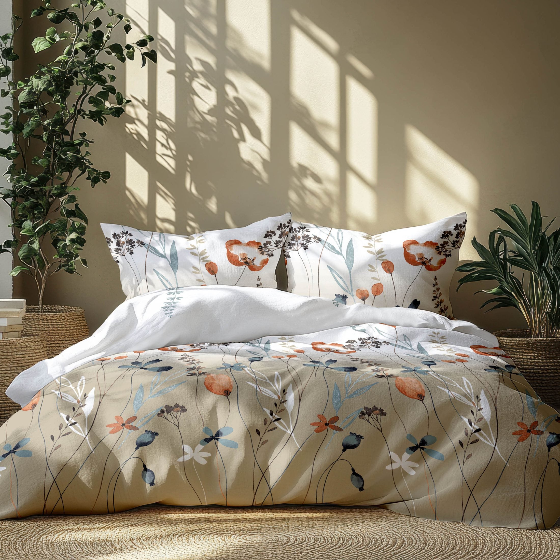 Satin d'Or Dekbedovertrek Satijn Zizi - Beige