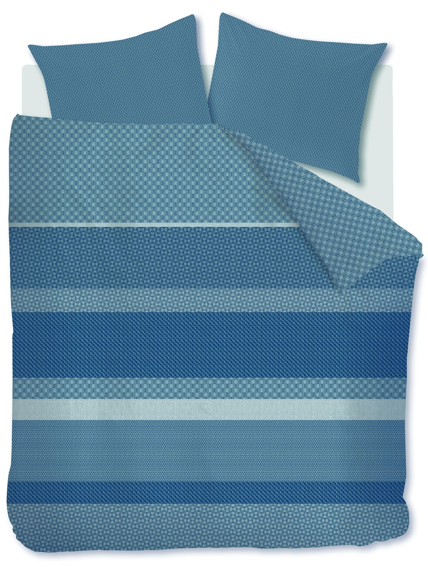 Beddinghouse Dekbedovertrek Flanel Fera Blauw