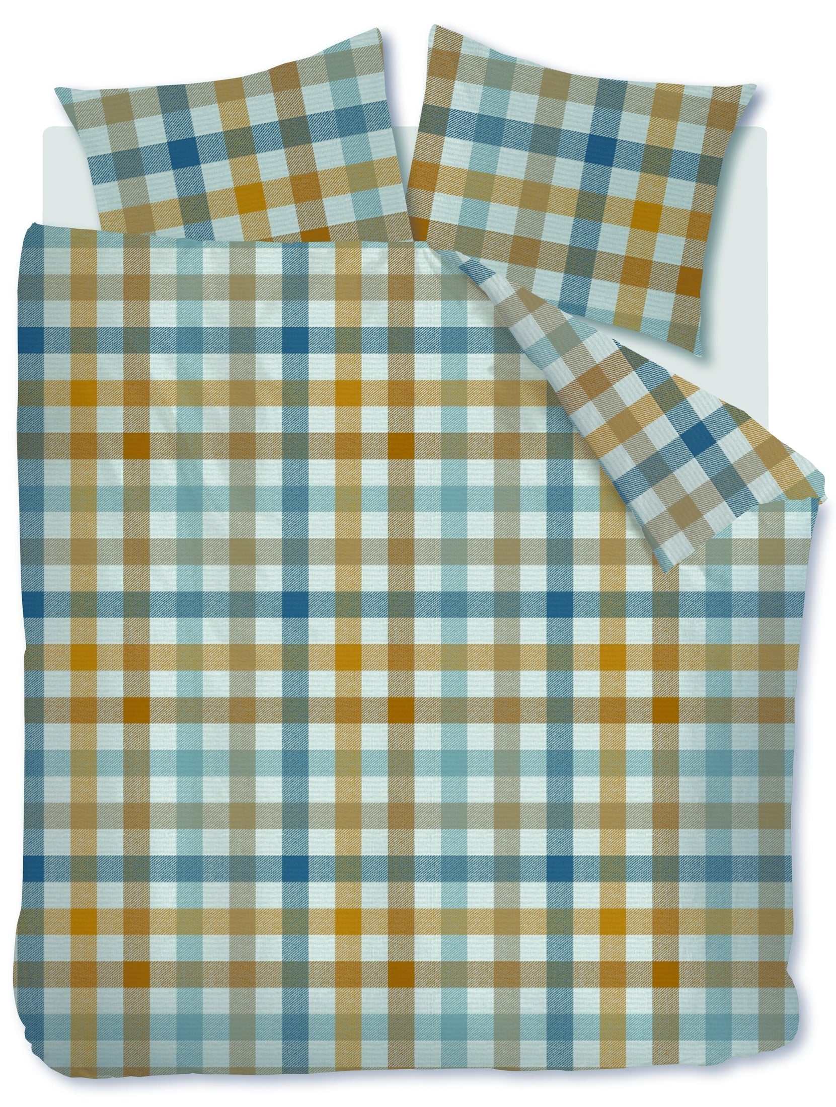 Beddinghouse Dekbedovertrek Flanel Sem Blauw