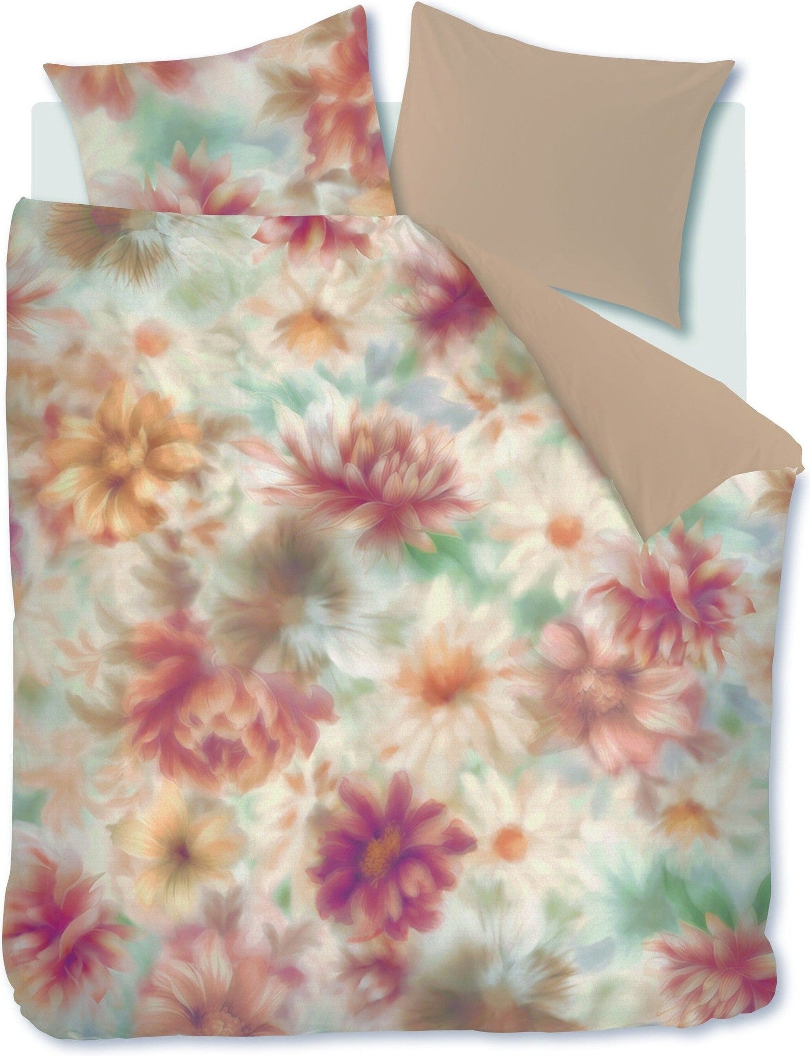 Beddinghouse Dekbedovertrek Satijn Tuuli Naturel