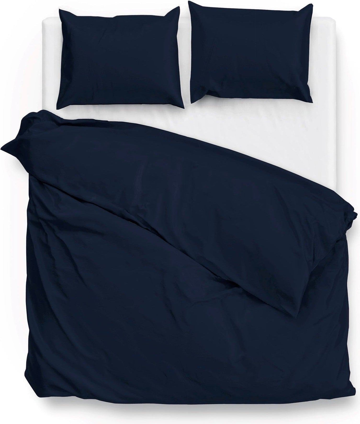 Zo Home Dekbedovertrek Satijn Satinado Navy Blue