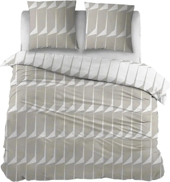 Sleepnight Dekbedovertrek Katoen Agnes Taupe