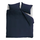 Ambiante dekbedovertrek katoen Cotton uni, Donker blauw