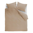Ambiante dekbedovertrek katoen Cotton uni, Khaki