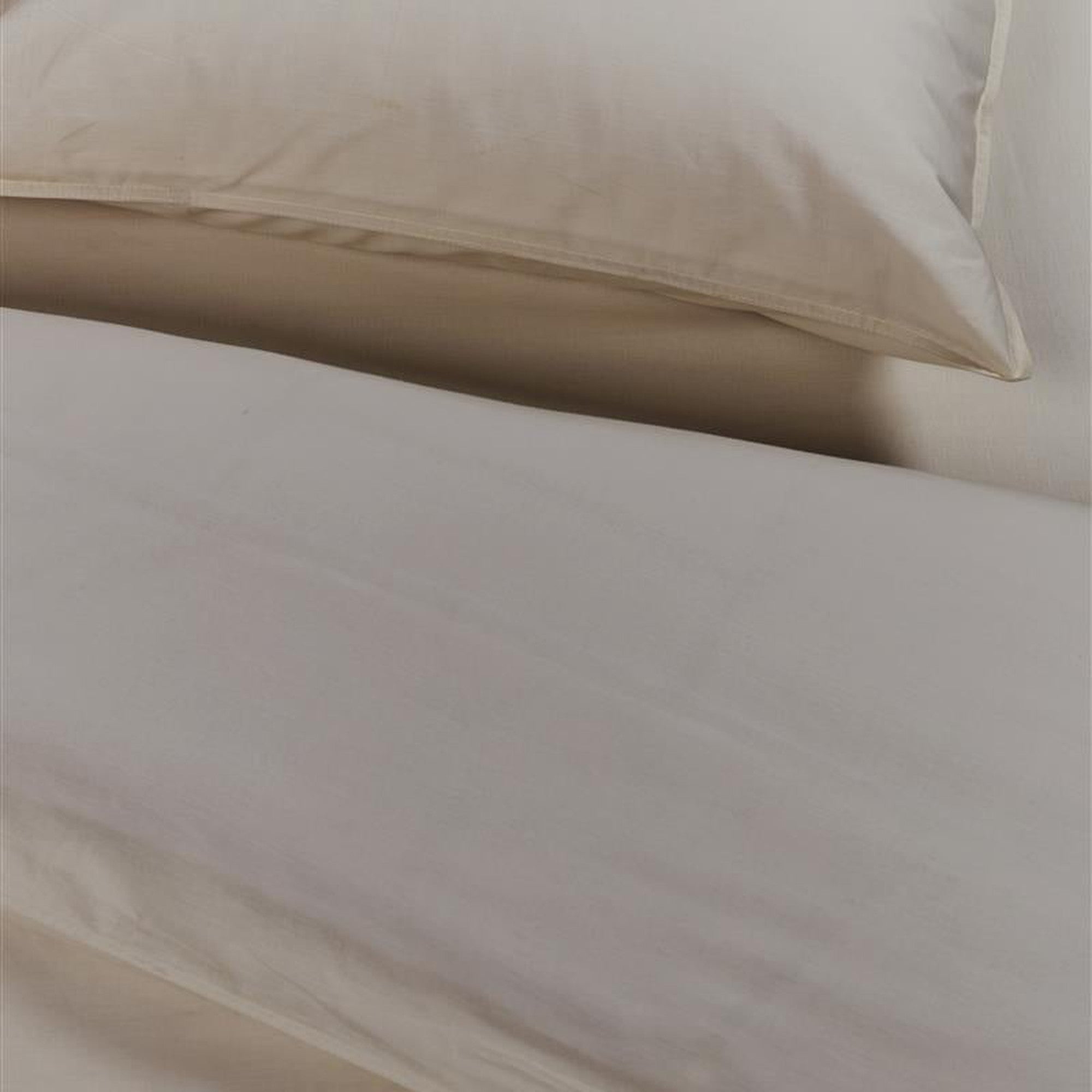 Ambiante dekbedovertrek katoen Cotton uni, taupe