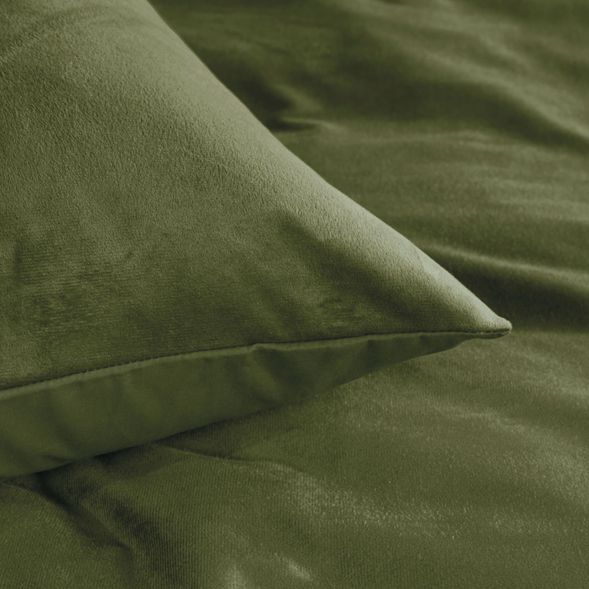 Ambiante dekbedovertrek Velvety, groen