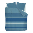Beddinghouse dekbedovertrek flanel Fera blauw