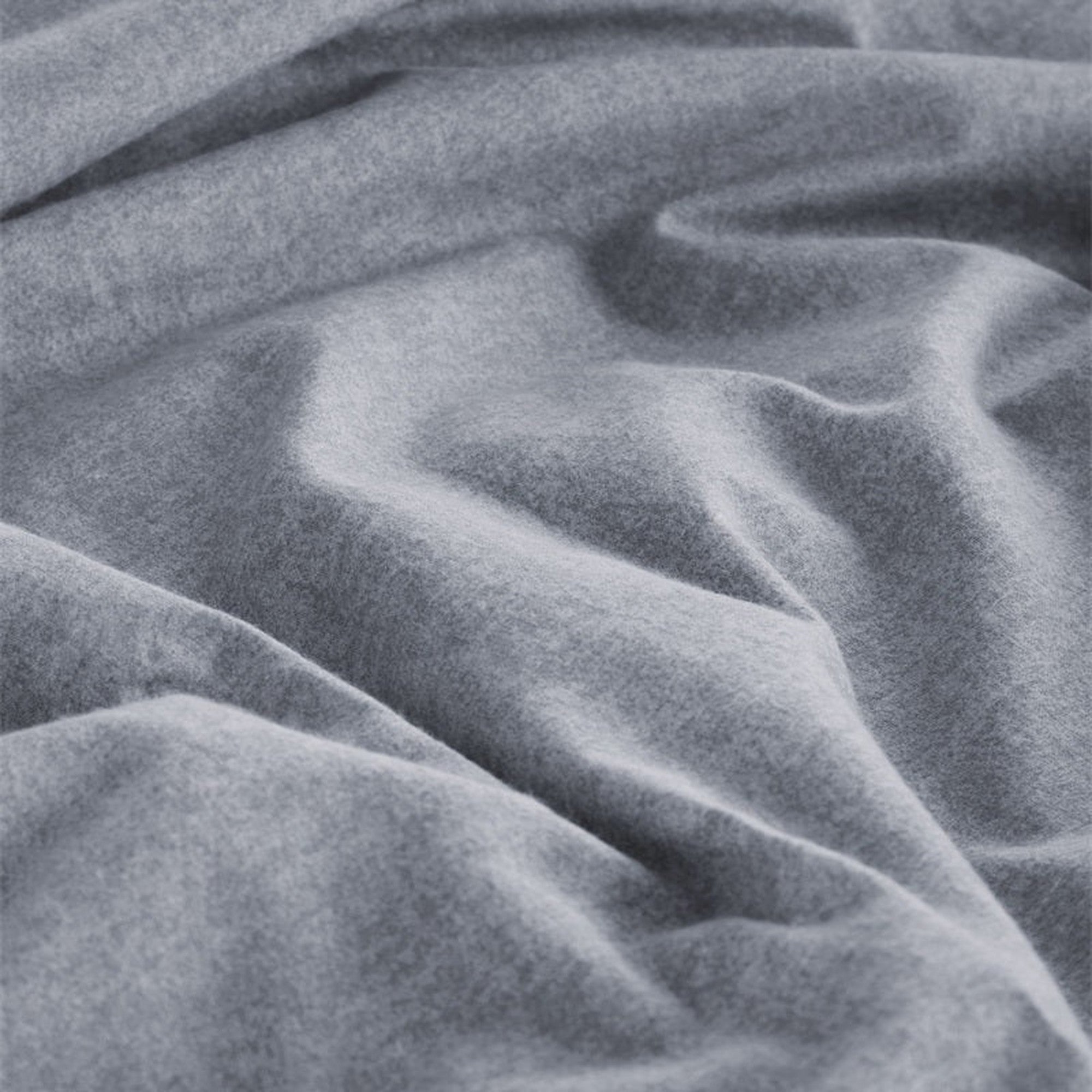 Beddinghouse dekbedovertrek flanel Frost Blauwgrijs