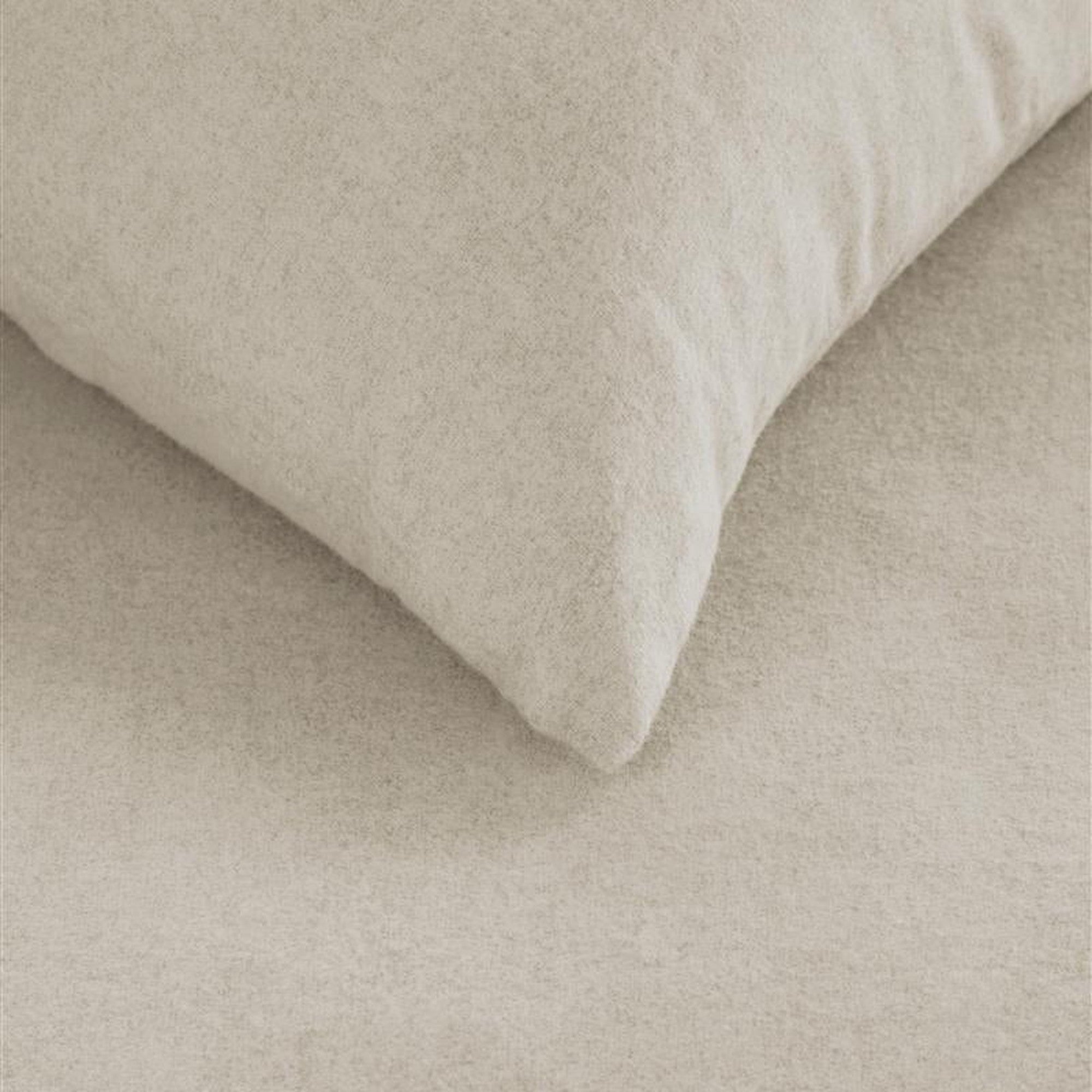 Beddinghouse dekbedovertrek flanel Frost Light Sand
