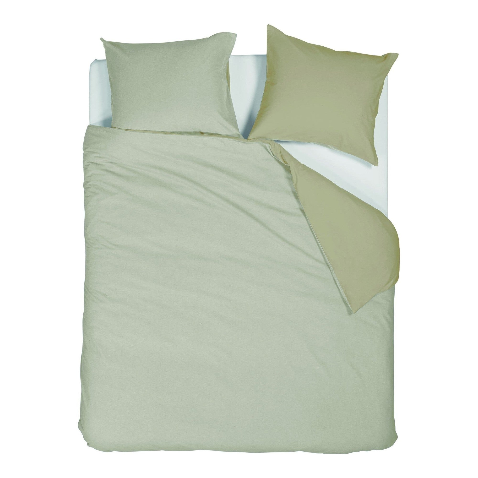 Beddinghouse dekbedovertrek flanel Warm zand