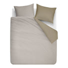 Beddinghouse dekbedovertrek flanel Warm zand