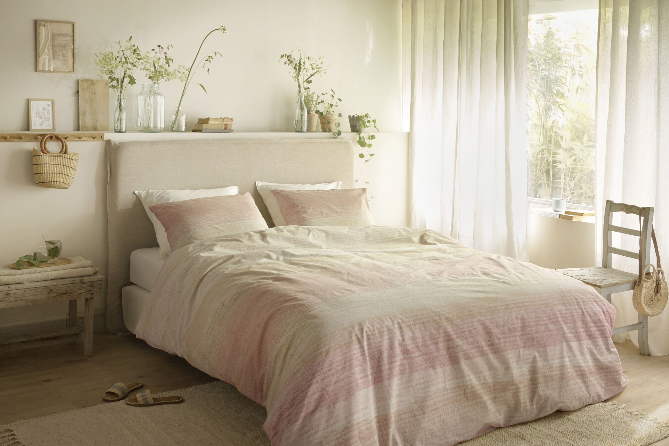 Ariadne at Home Dekbedovertrek Katoen Blaze - Terra