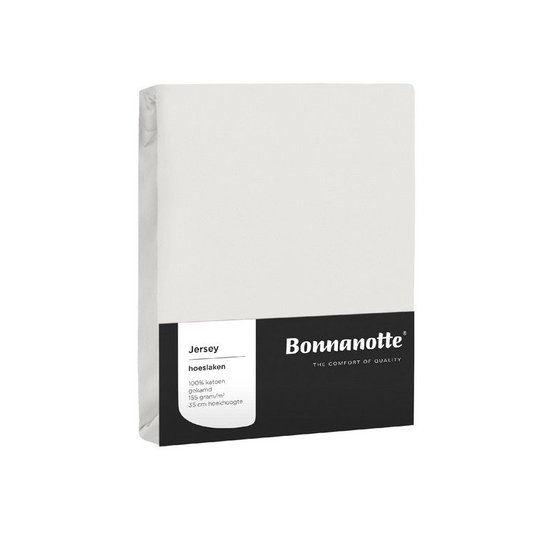 Bonnanotte hoeslaken jersey off white