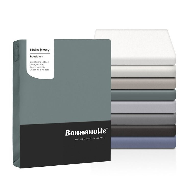 Bonnanotte hoeslaken mako jersey in alle kleuren