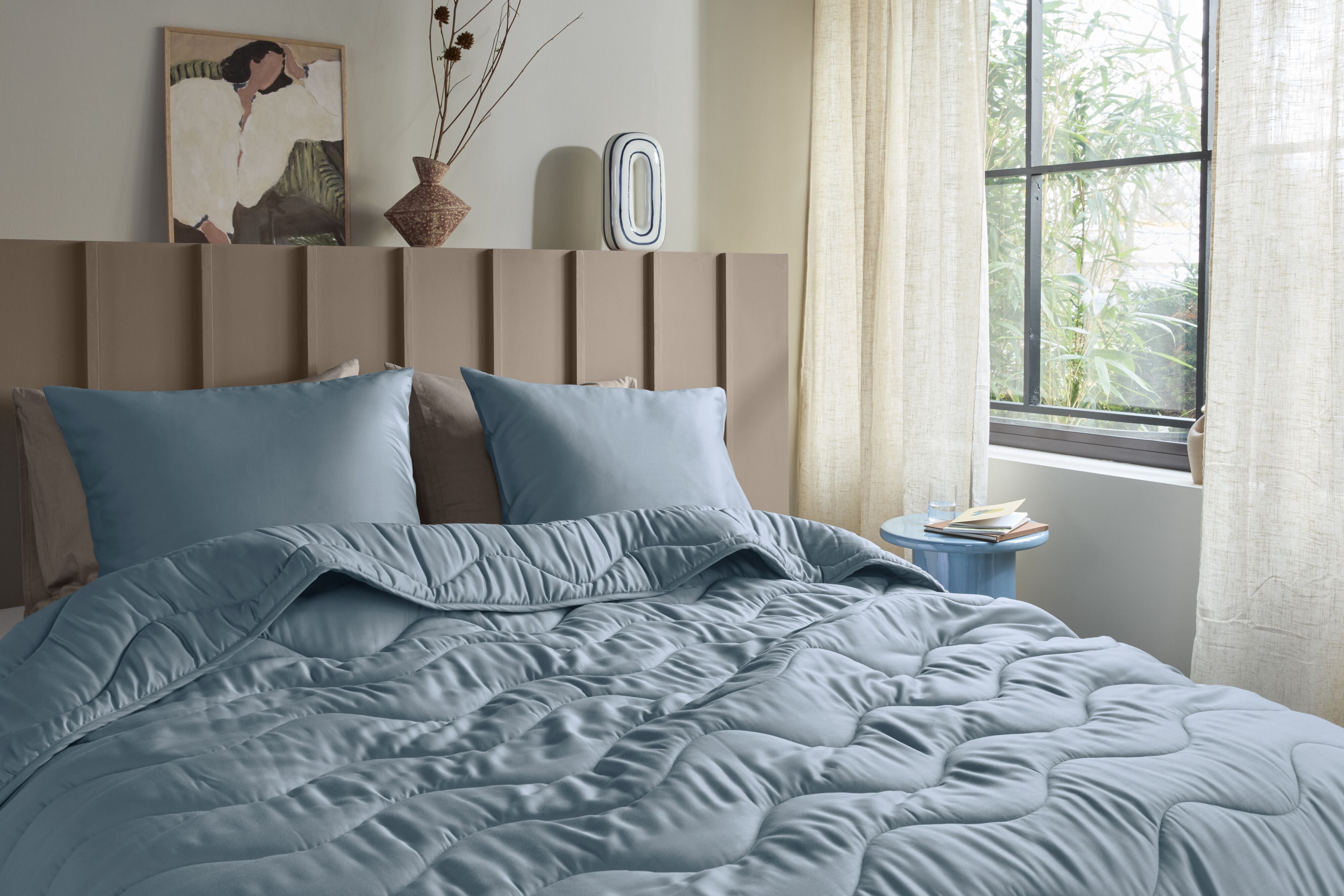 Beddinghouse lazy dekbed Cocoon Blauwgrijs