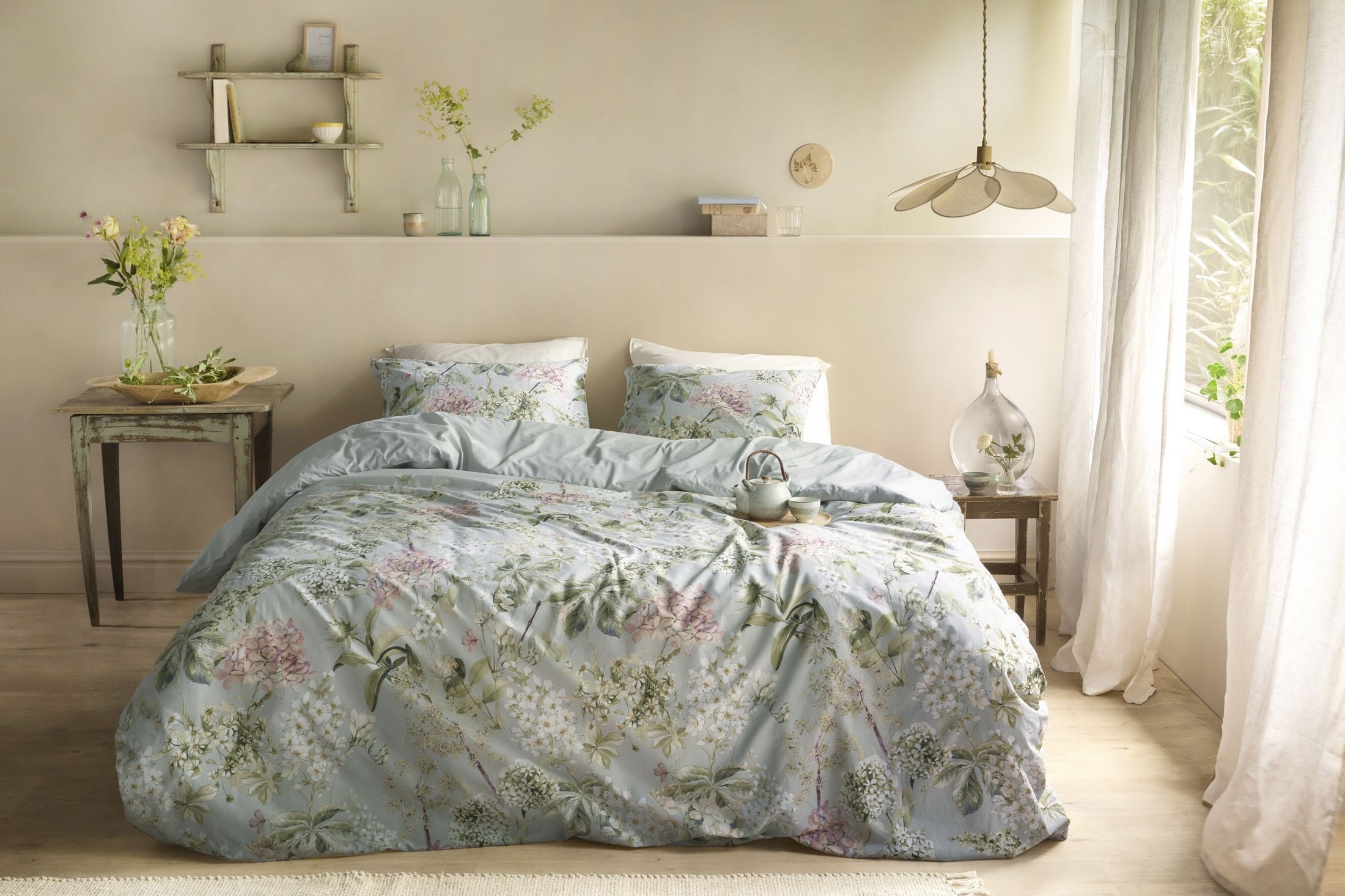 Ariadne at Home Dekbedovertrek Katoen Corsage - Groen