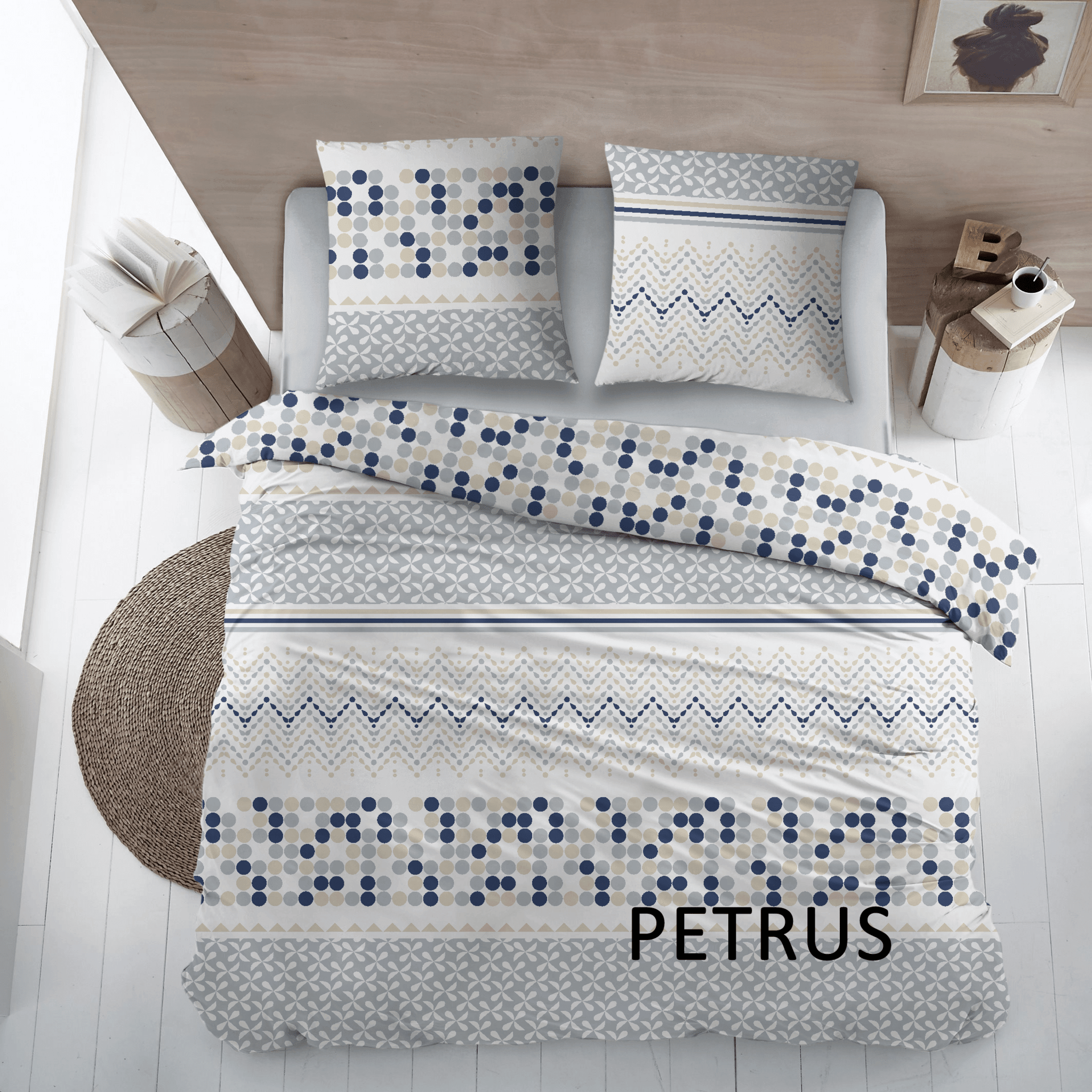 Sleepnight Dekbedovertrek Katoen Petrus Multi