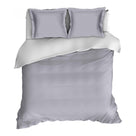 Romanette dekbedovertrek flanel Comtesse Silver wit