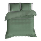Romanette dekbedovertrek flanel Duchesse Mineral wit