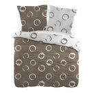 Sleepnight Lakenset flanel Lieve taupe