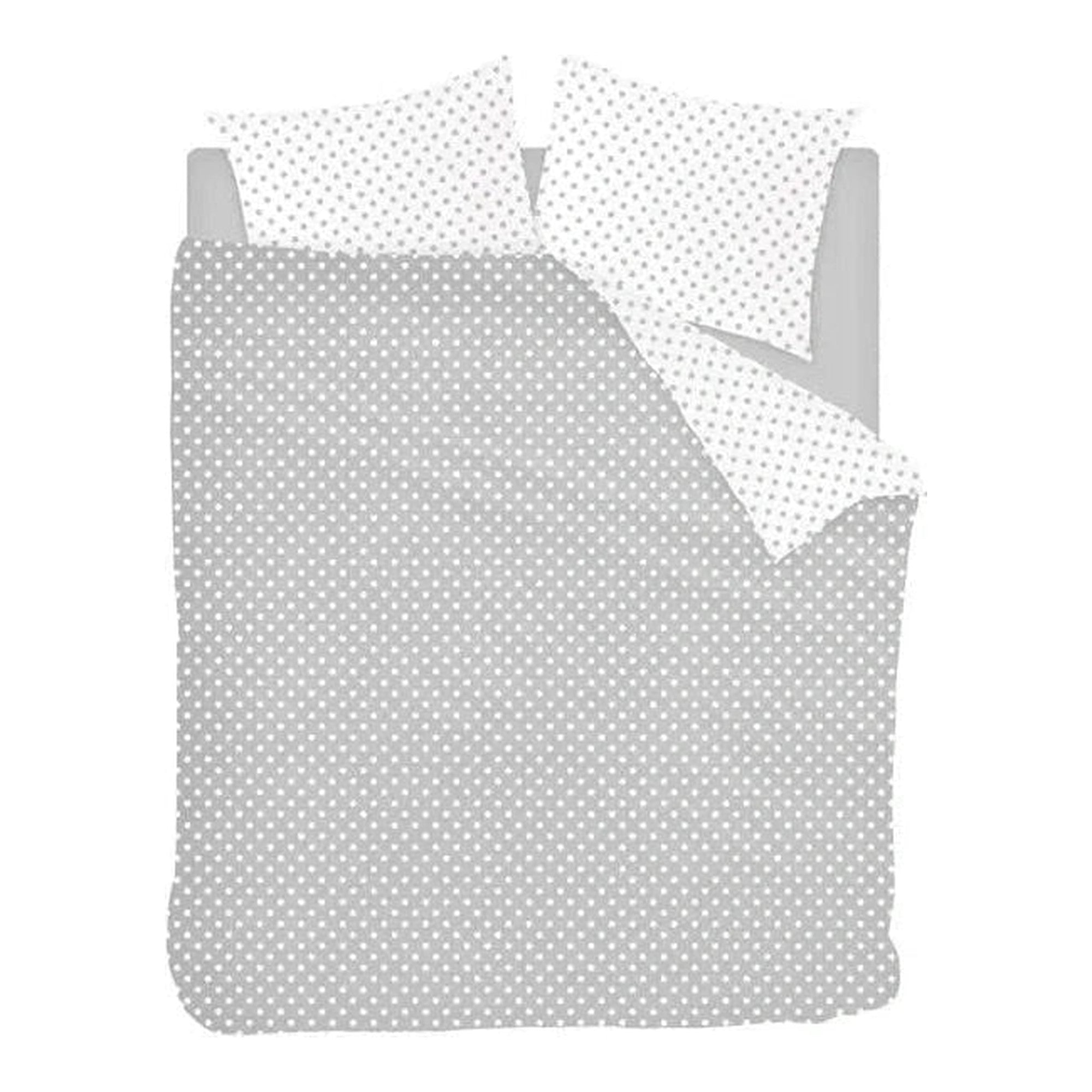 Sleepnight dekbedovertrek flanel Pierrot Grey