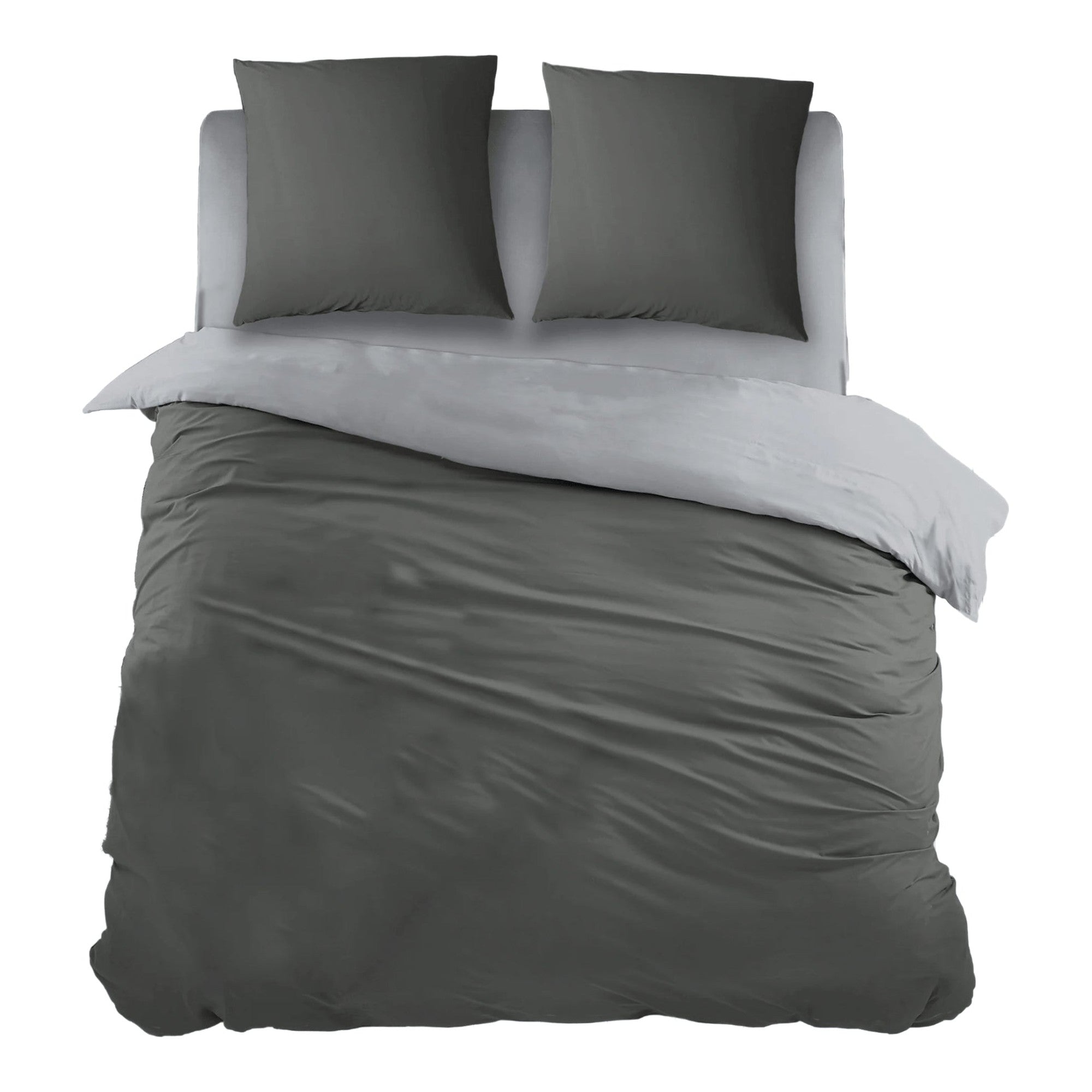 Sleepnight dekbedovertrek katoen Bi-Color Grey