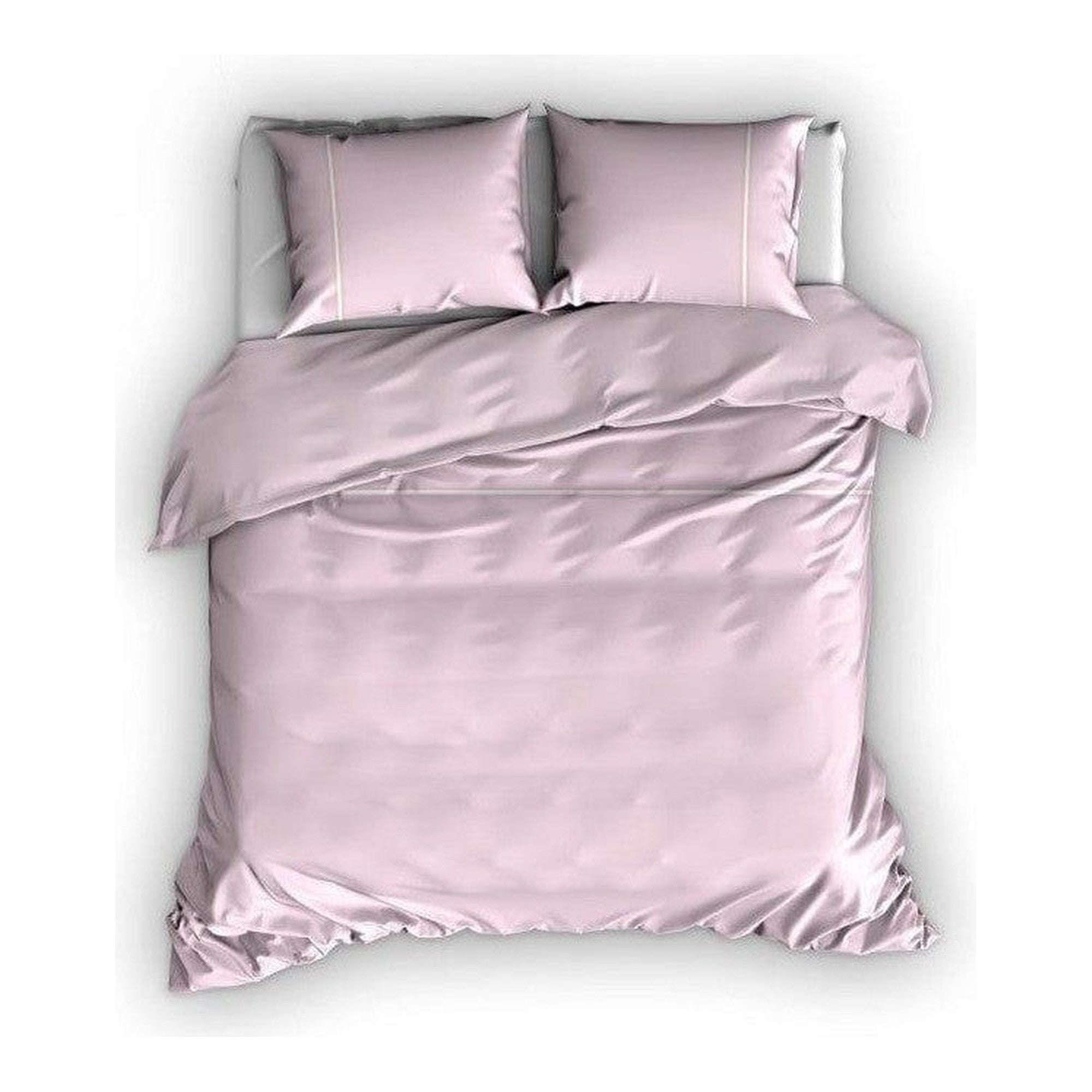 Cascina Colorini dekbedovertrek percale Divina Rose wit