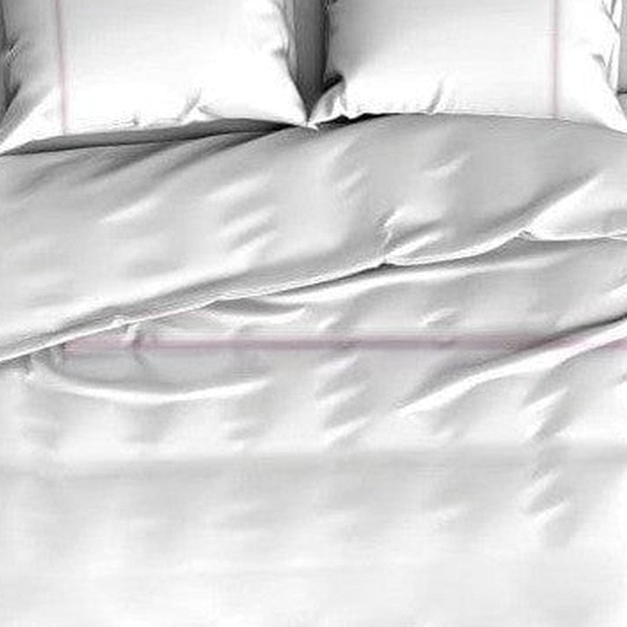 Cascina Colorini dekbedovertrek percale Divina wit Rose
