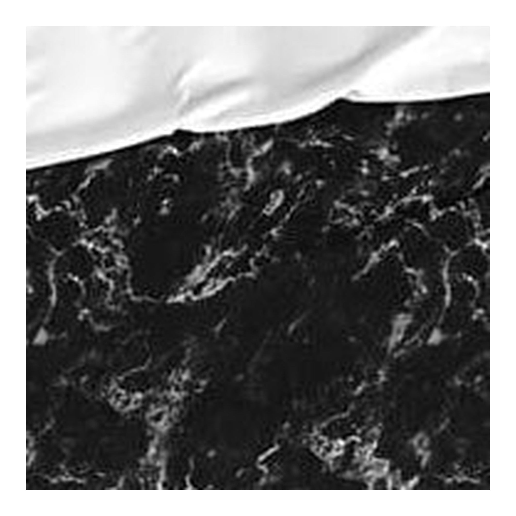 Satin d'Or dekbedovertrek satijn Marble zwart