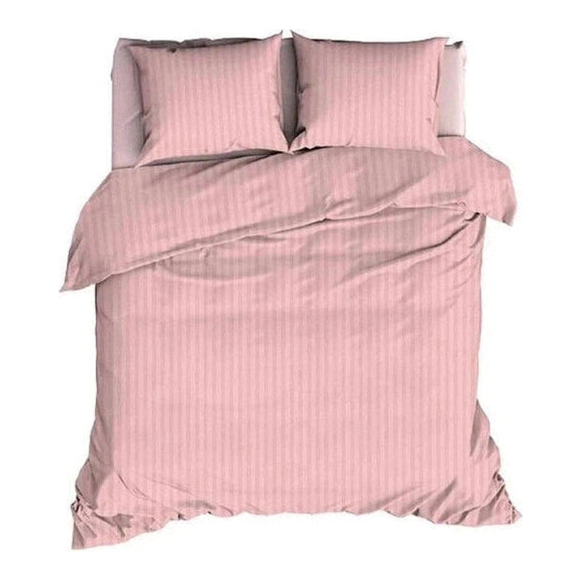 Satin d'Or dekbedovertrek satijn Satijnstreep Crystal Rose