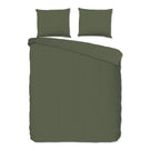 Descanso dekbedovertrek satijn Hotel Sevilla, Olive Green