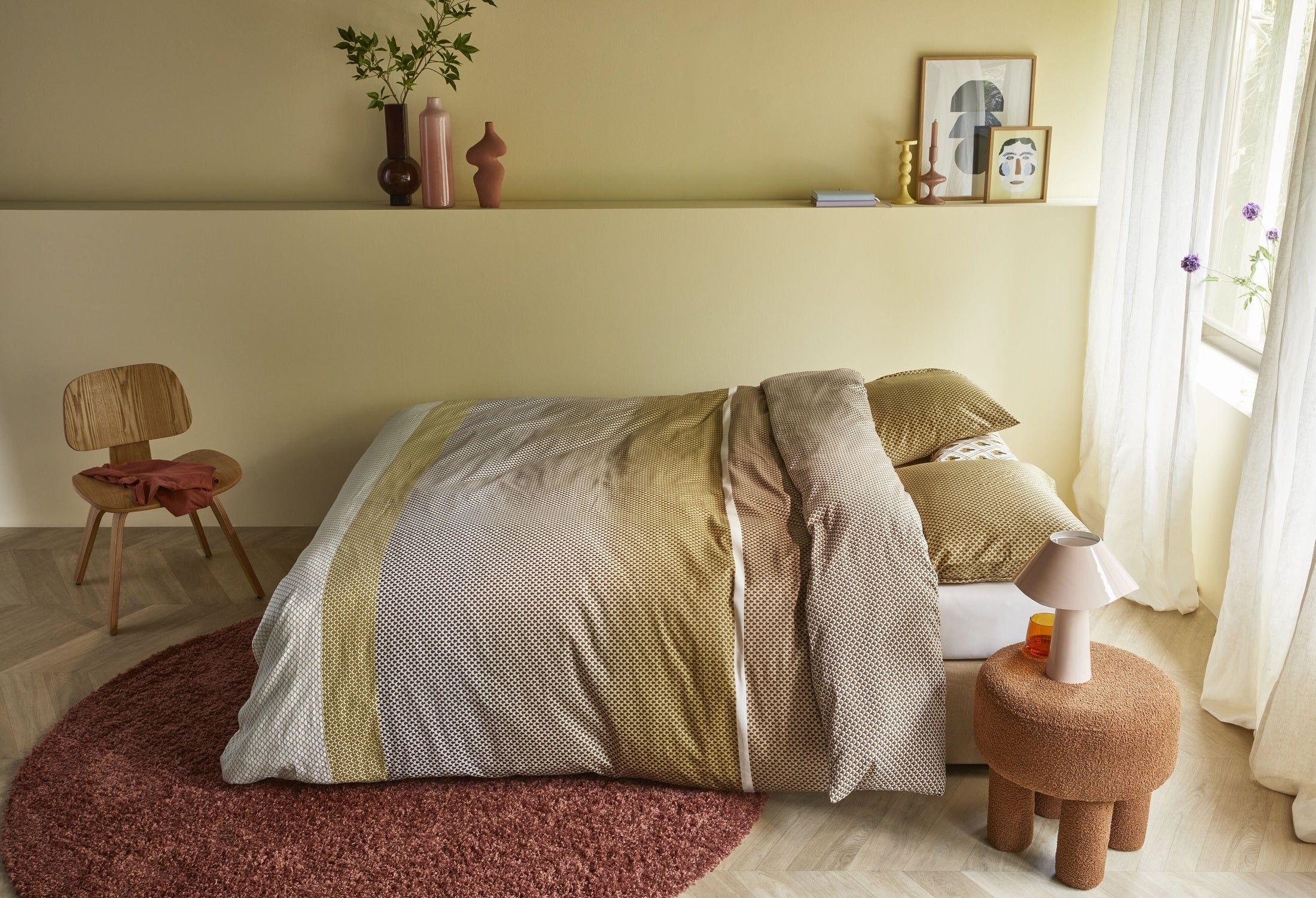 Beddinghouse Dekbedovertrek Satijn Elvi - Goud