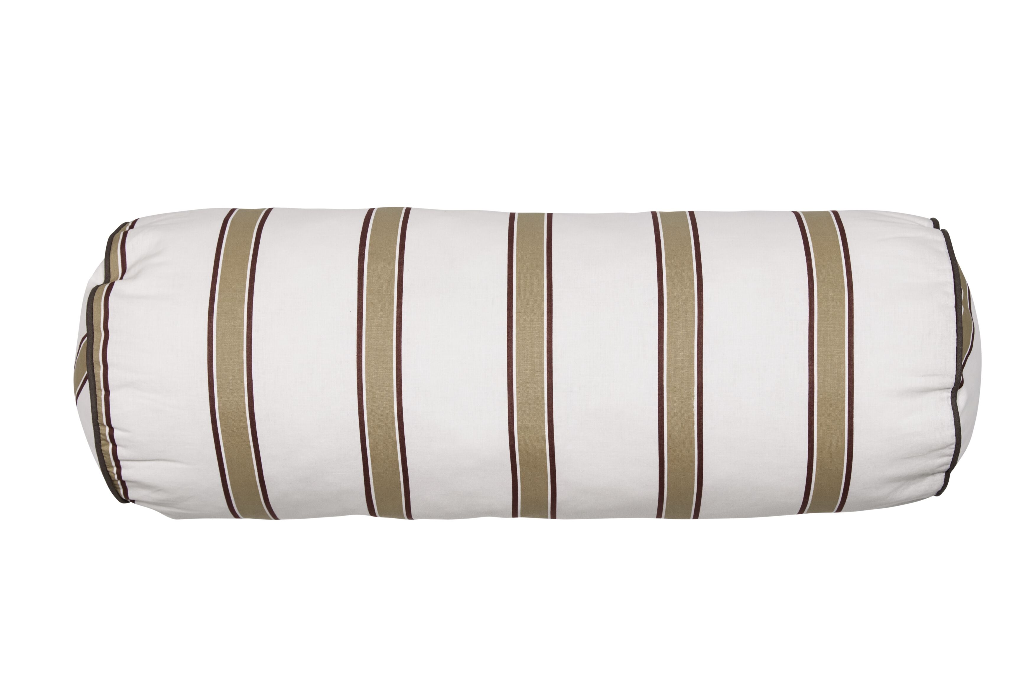 vtwonen rond rolkussen katoen fun stripe zand