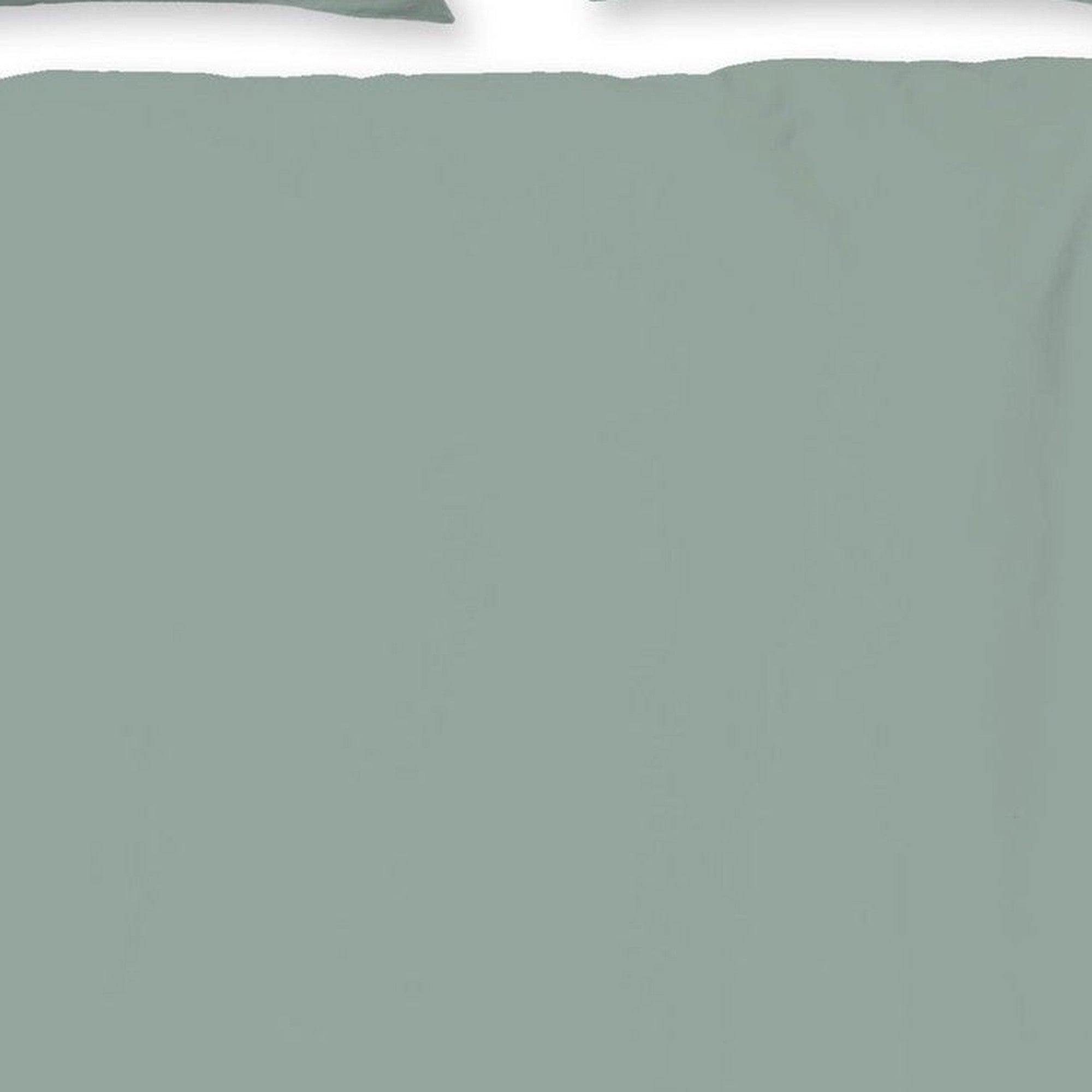 Good Morning dekbedovertrek flanel uni, Green