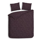 Heckettlane dekbedovertrek flanel Alloro Blackberry Wine