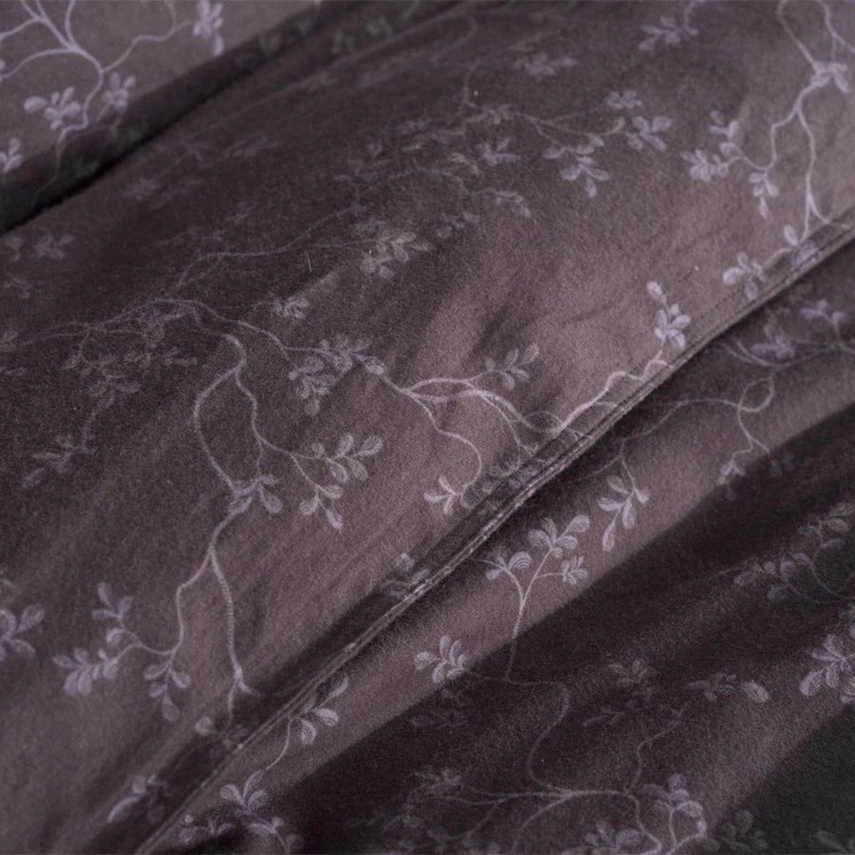 Heckettlane dekbedovertrek flanel Alloro Blackberry Wine
